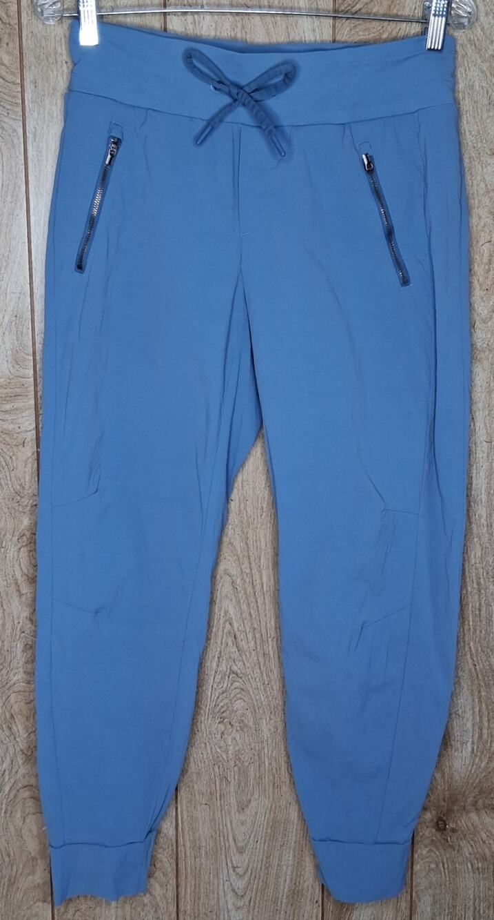 Ladies Athleta Trekkie North Jogger Pant sz 6 Blue #405726